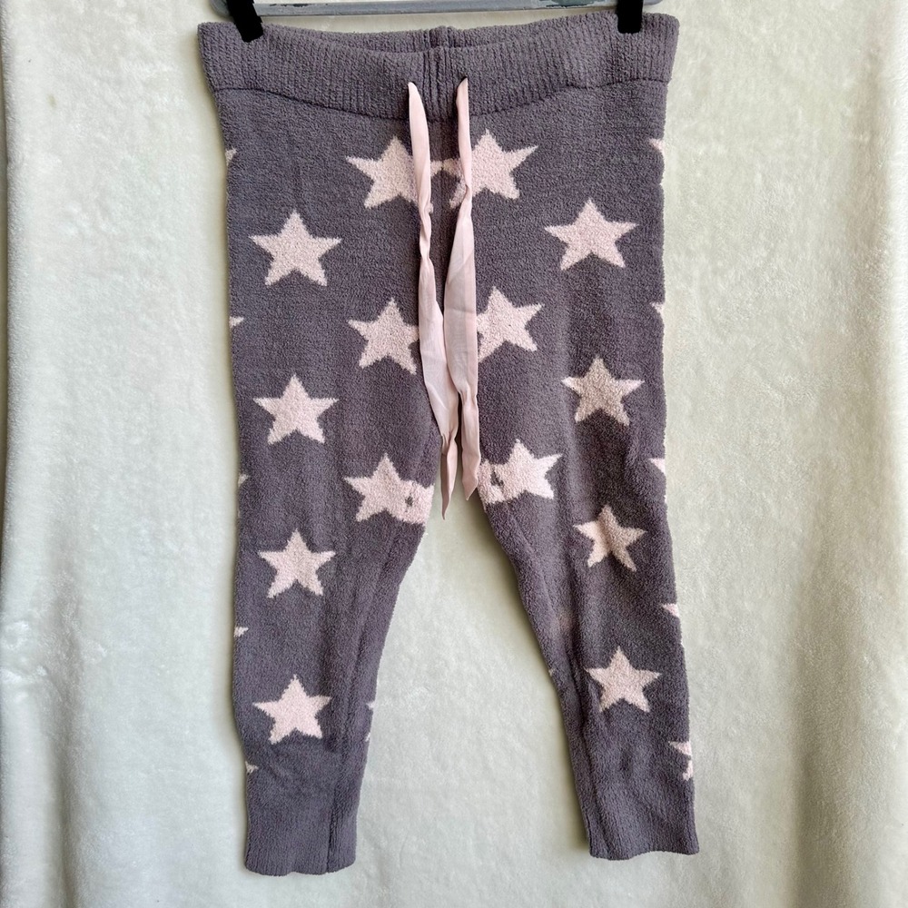 Honeydew Intimates Purple Pink Star Plush Jogger Lounge Pajama Pants XL